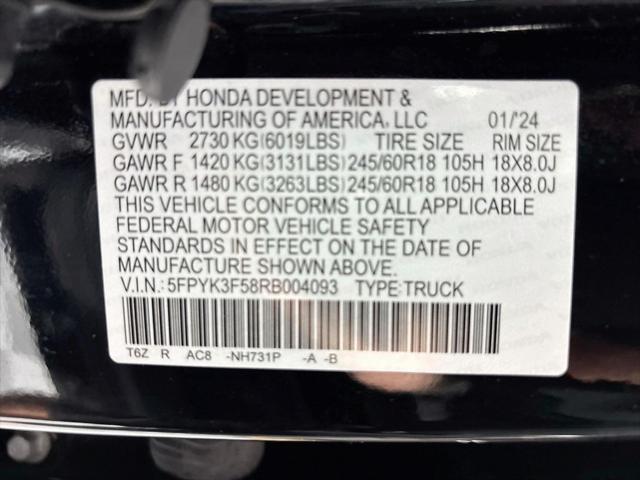 Used 2024 Honda Ridgeline RTL For Sale in Olive Branch, MS