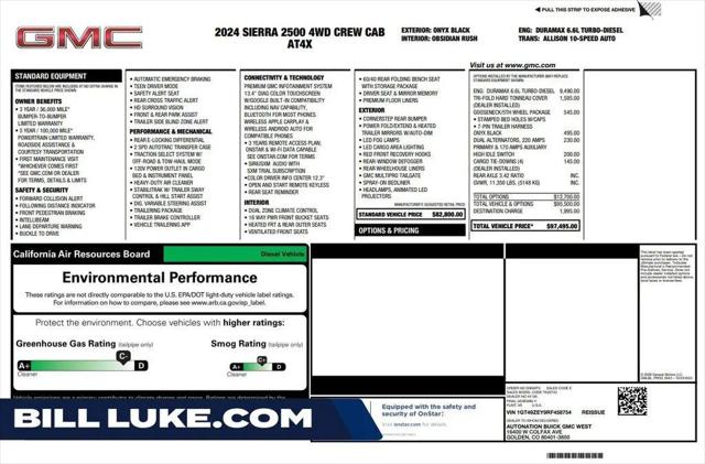 2024 GMC Sierra 2500HD 4WD Crew Cab Standard Bed AT4X for sale in Phoenix, AZ