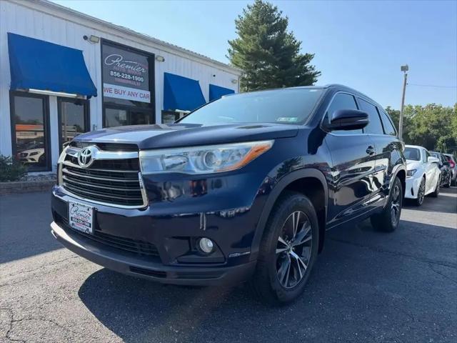 2016 Toyota Highlander XLE V6 for sale in Turnersville, NJ