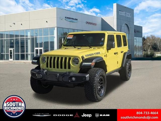 2022 Jeep Wrangler Unlimited High Tide 4x4 for sale in Prince George, VA