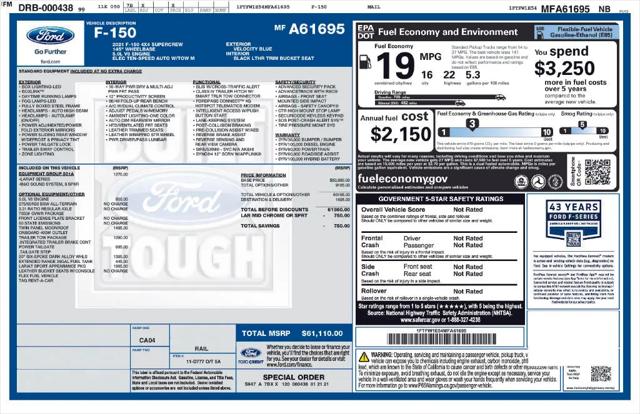 2021 Ford F-150 LARIAT