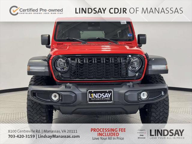 2025 Jeep Wrangler 4-Door Willys 4x4 2025 Jeep Wrangler 4-Door Willys 4x4