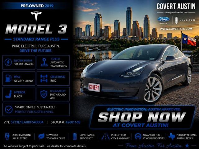 2019 Tesla Model 3 Standard Range Plus for sale in Austin, TX