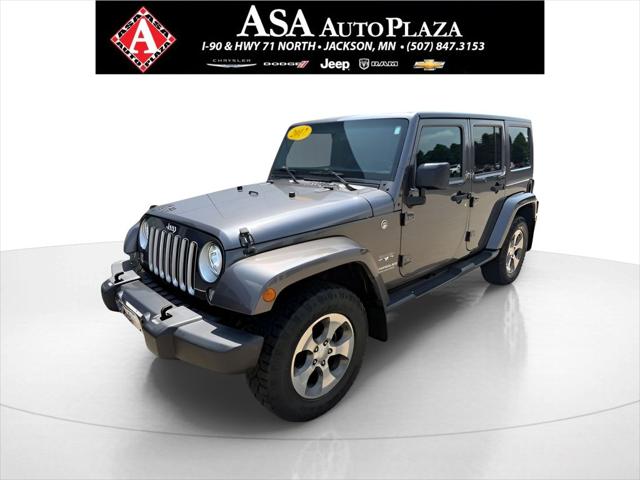 2017 Jeep Wrangler Unlimited Sahara 4x4 for sale in Jackson, MN