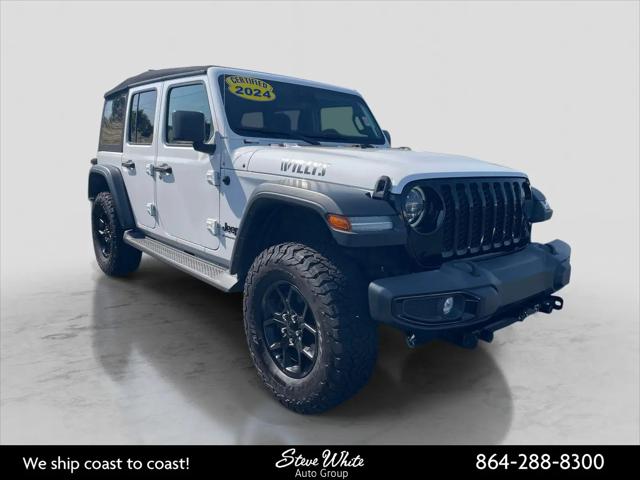 2024 Jeep Wrangler 4-Door Willys 4x4 for sale in Greenville, SC
