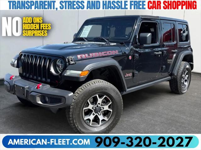 2020 Jeep Wrangler Rubicon 4x4 for sale in FONTANA, CA