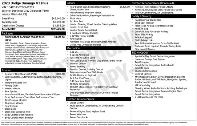 2023 Dodge Durango GT Plus AWD for sale in Warren, MI