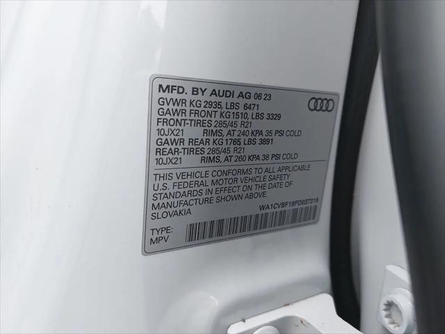 2023 Audi Q8 Prestige 55 TFSI quattro Tiptronic