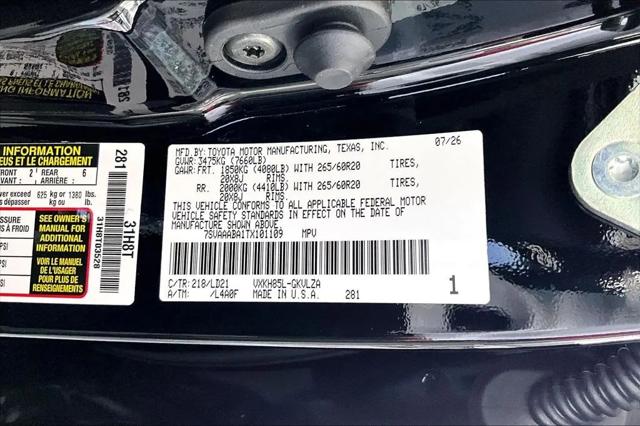 2026 Toyota Sequoia Limited