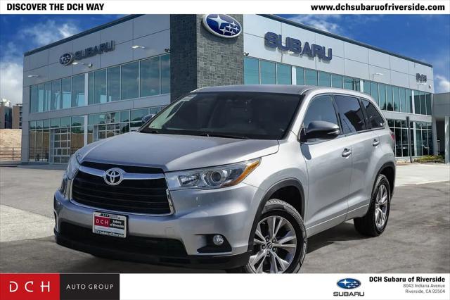 2016 Toyota Highlander LE Plus V6 for sale in Riverside, CA