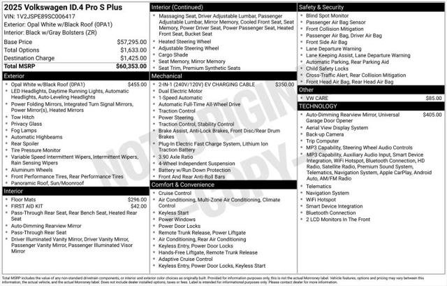 2025 Volkswagen ID.4 Pro S Plus for sale in Huntsville, AL