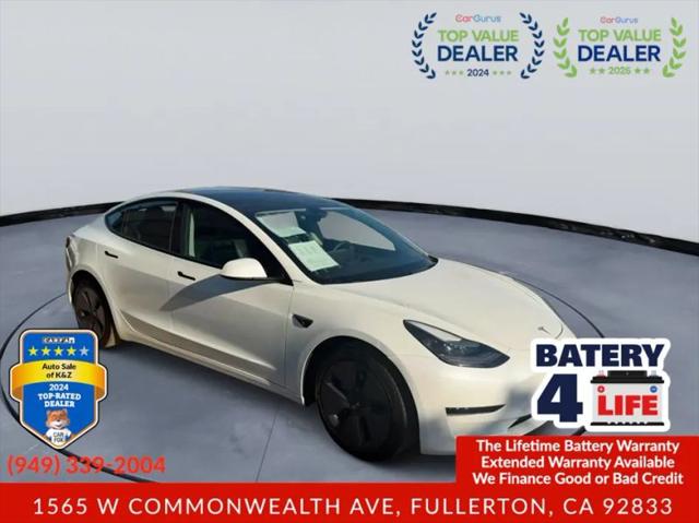 2022 Tesla Model 3 Rear-Wheel Drive for sale in Fullerton, CA