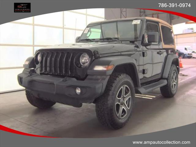 2020 Jeep Wrangler Black and Tan 4x4 for sale in Fort Lauderdale, FL