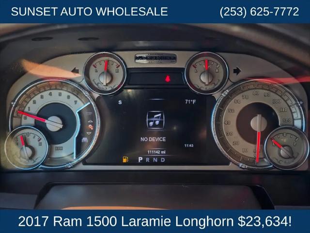 2017 Ram 1500 Longhorn Crew Cab 4x4 64 Box