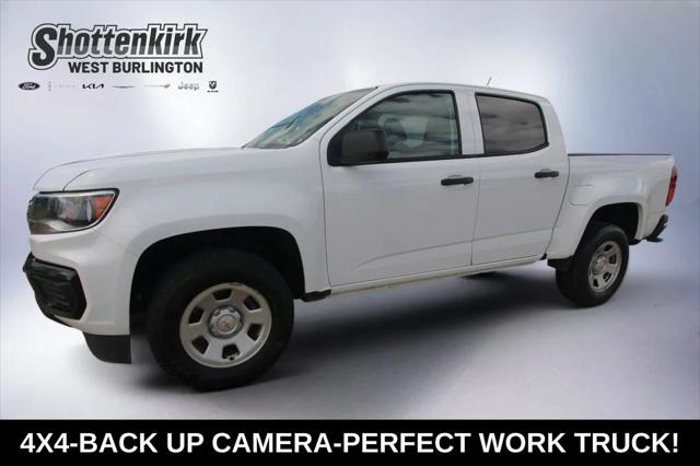 2022 Chevrolet Colorado 4WD Crew Cab Short Box WT for sale in West Burlington, IA