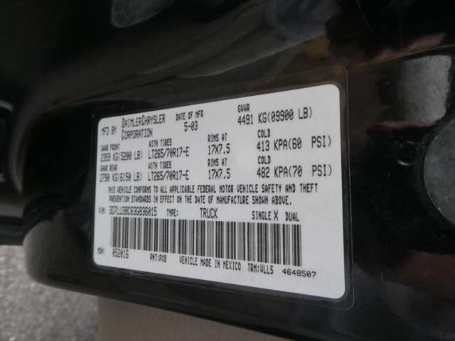 2003 Dodge Ram 3500 SLT/Laramie