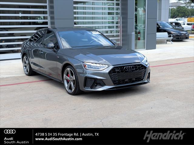 2024 Audi A4 Premium Plus 45 TFSI S line quattro S tronic for sale in Austin, TX
