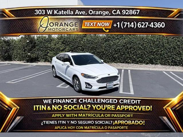 2019 Ford Fusion Hybrid Titanium for sale in Orange, CA