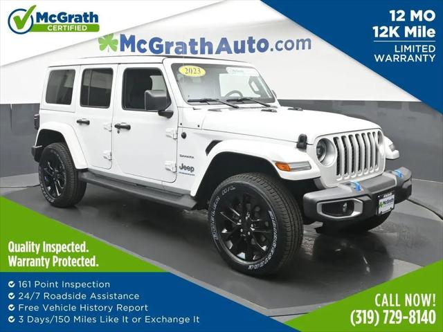 2023 Jeep Wrangler 4xe Sahara 4x4 for sale in Cedar Rapids, IA