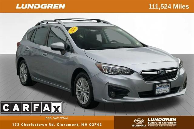 2018 Subaru Impreza 2.0i Premium for sale in Claremont, NH