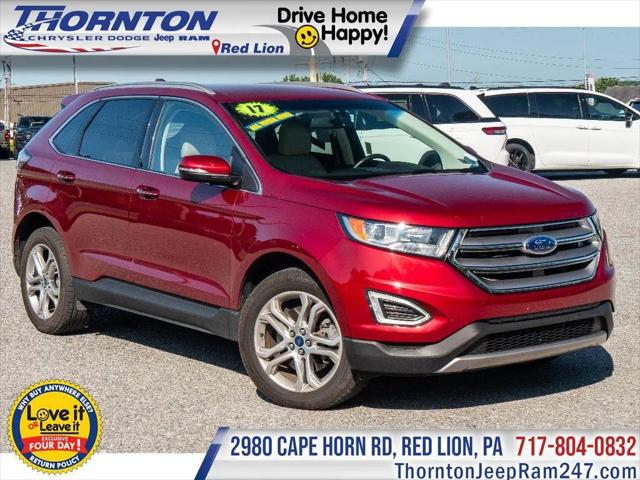 2017 Ford Edge Titanium for sale in Red Lion, PA