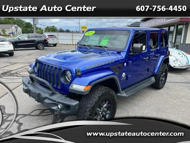 2018 Jeep Wrangler Unlimited Moab 4x4 for sale in Cortland, NY