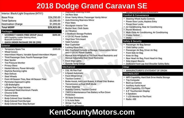 2018 Dodge Grand Caravan SE for sale in Dover, DE
