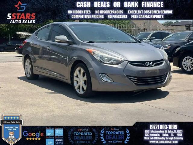 2012 Hyundai Elantra Limited for sale in Dallas, TX