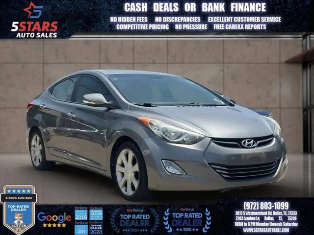 2012 Hyundai Elantra Limited for sale in Dallas, TX