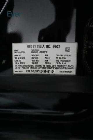2022 Tesla Model S Dual Motor All-Wheel Drive