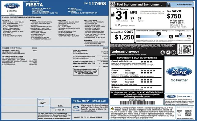 2019 Ford Fiesta SE