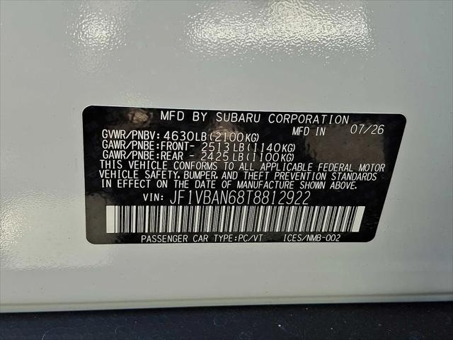 2026 Subaru WRX Limited