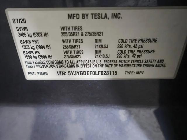 2020 Tesla Model Y Long Range Dual Motor All-Wheel Drive