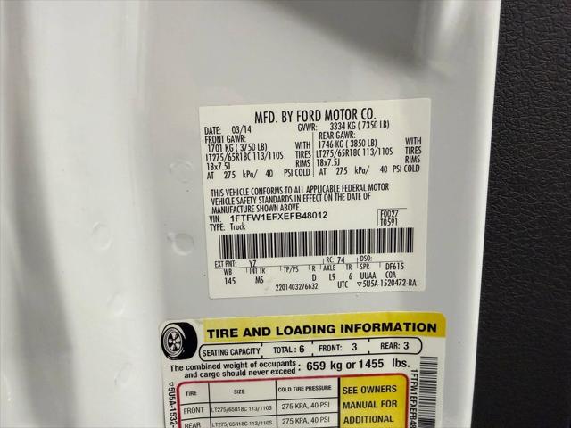 2014 Ford F-150 Unknown
