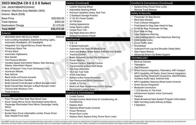 2023 Mazda CX-5 2.5 S Select