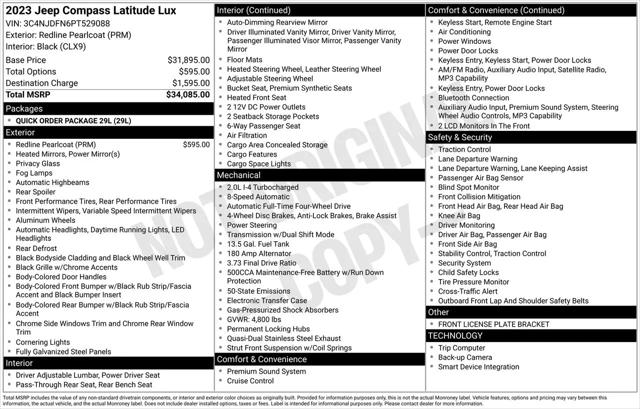 2023 Jeep Compass Latitude Lux FWD