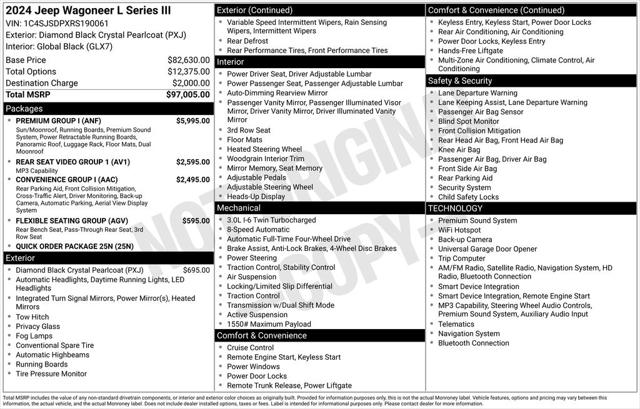 2024 Jeep Wagoneer Series III 4x4 for sale in Warren, MI