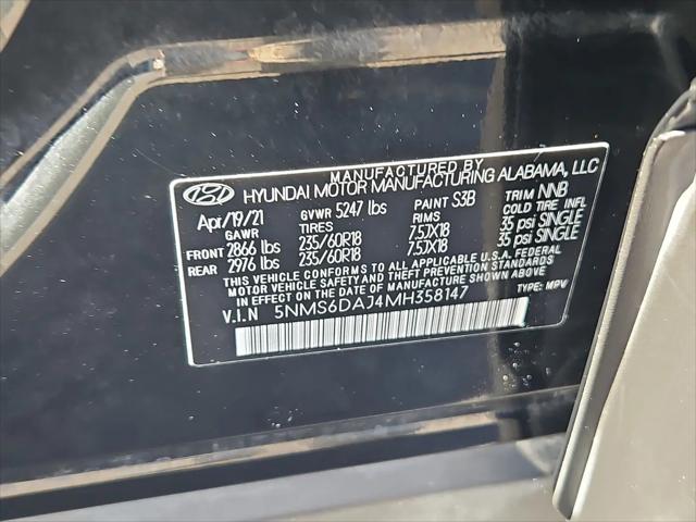 2021 Hyundai Santa Fe SEL