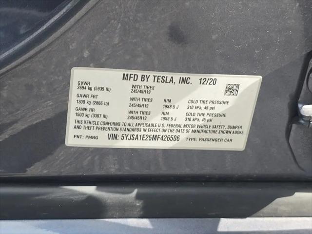 2021 Tesla Model S Long Range Dual Motor All-Wheel Drive