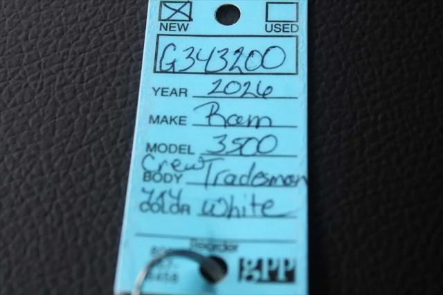 2026 Ram 3500 Tradesman Crew Cab 4x4 8 Box