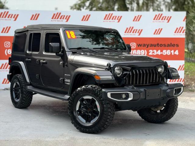 2018 Jeep Wrangler Unlimited Sahara 4x4 for sale in Orlando, FL