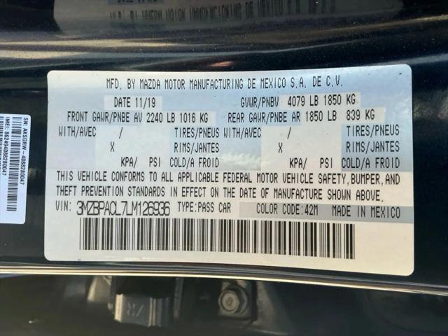 2020 Mazda Mazda3 Select Package