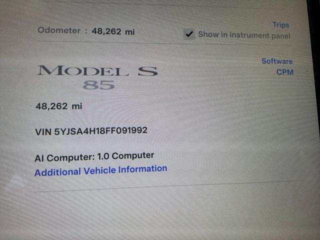 2015 Tesla Model S 85