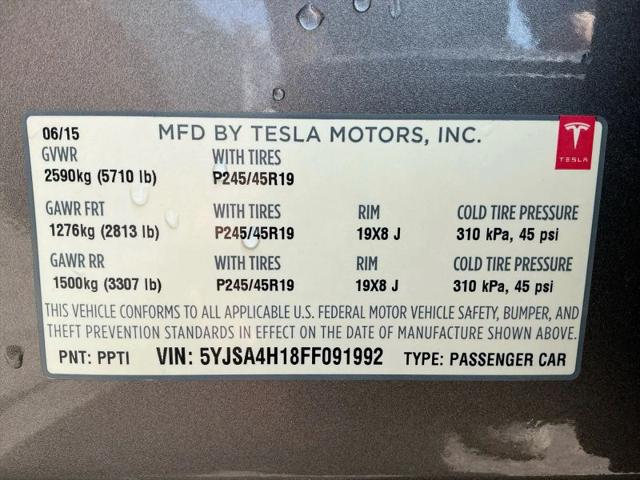 2015 Tesla Model S 85