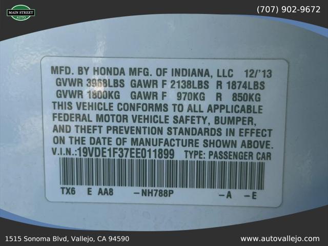 2014 Acura ILX 2.0L