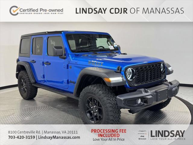 2025 Jeep Wrangler 4-Door Willys 4x4