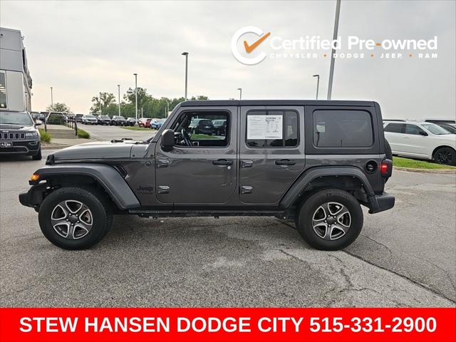 2022 Jeep Wrangler Unlimited Sport S 4x4 for sale in Urbandale, IA