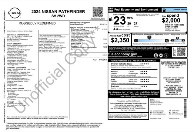 2024 Nissan Pathfinder SV FWD