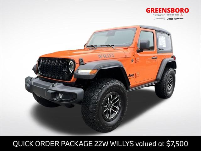 2025 Jeep Wrangler 2-Door Willys 4x4 for sale in Greensboro, NC