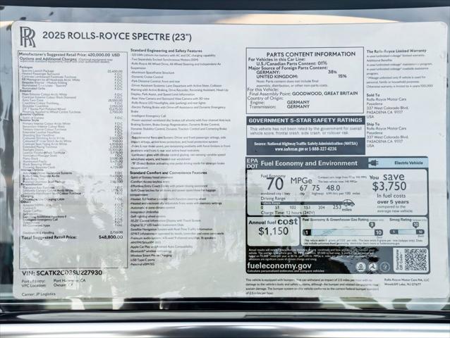2025 Rolls-Royce CT Base